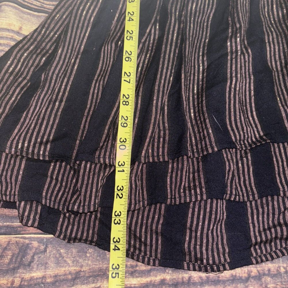 Rails Jasmine Midas Tiered Metallic Stripe Mini D… - image 5